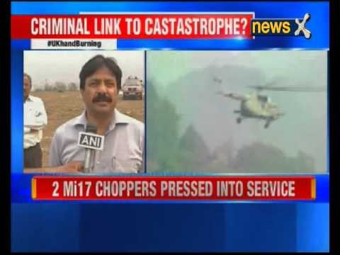 MI -17 helicopters deployed to douse Uttarakhand forest fire
