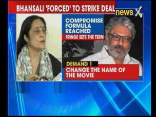 Filmmaker Sanjay Leela Bhansali forced to compromise