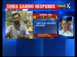 AgustaWestland: Sonia says BJP most welcome to make revelations