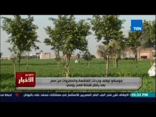 موسكو توقف واردات الفاكهة والخضروات من مصر بعد رفض شحنة قمح روسي