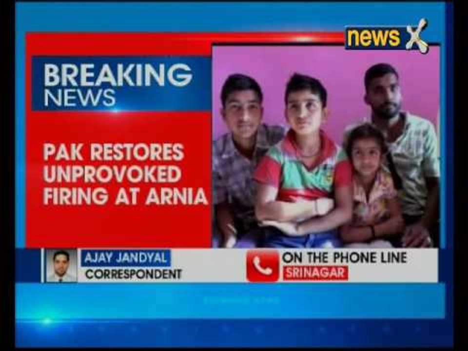 Jammu and Kashmir: Pakistan restores unprovoked firing at Arnia, 3 injured