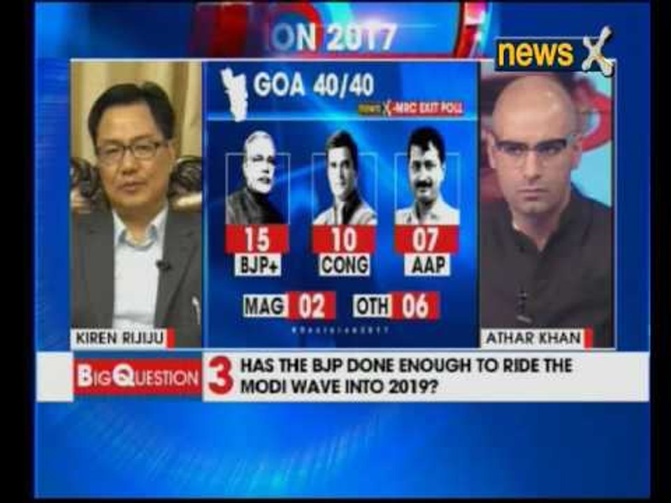 Decision 2017: NewsX-MRC Exit Poll — MoS Home K...