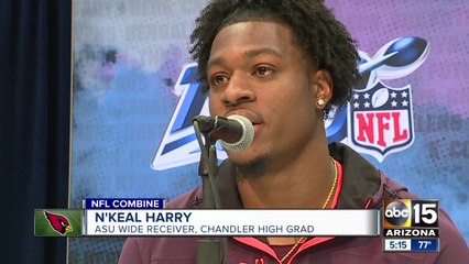 ASU star N'Keal Harry impresses at NFL Combine - ABC15 Sports