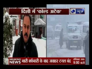 Heavy snowfall in Kashmir; disrupted normal life