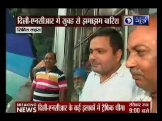 Heavy rain lashes Delhi NCR