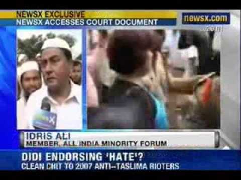 Taslima's attackers freed for Vote: Mamata Banerjee ignores law for minority