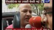 Ink-attack on Delhi Deputy CM Manish Sisodia outside LG Najeeb Jung's residence