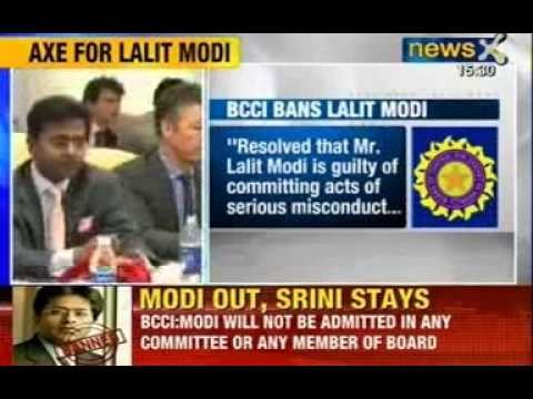 NewsX: BCCI imposes life ban on former IPL commissioner Lalit Modi