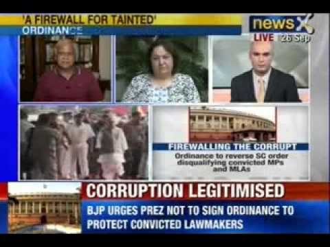 NewsX: BJP delegations to meet President to oppose ordinance on tainted netas