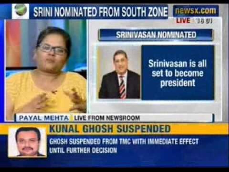 NewsX :  Srinivasan all set for a third year as BCCI president despite SC directives
