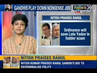 Breaking News: Nitish Kumar praises Rahul Gandhi on his stand taken on Ordinance