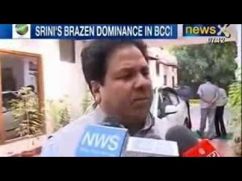 News X : N.Srinivasan to be elected unopposed as the President of BCCI today