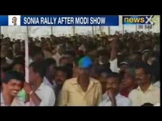 News X : Sonia Gandhi to address rally in Karnataka today