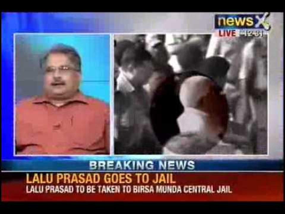 NewsX: Lalu Prasad Yadav taken to Birsa Munda Central Jail