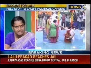 Tải video: NewsX: Lalu Prasad Yadav taken to jail after being convicted in fodder scam