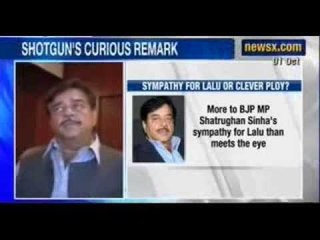 NewsX : BJP leader Shatrughan Sinha sympathises with jailed 'friend' Lalu Prasad Yadav