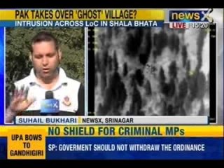 News X : Pakistan talks peace and at the same time grabs Indian land