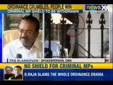News X : BJP supports withdrawal of ordinance on convicted netas