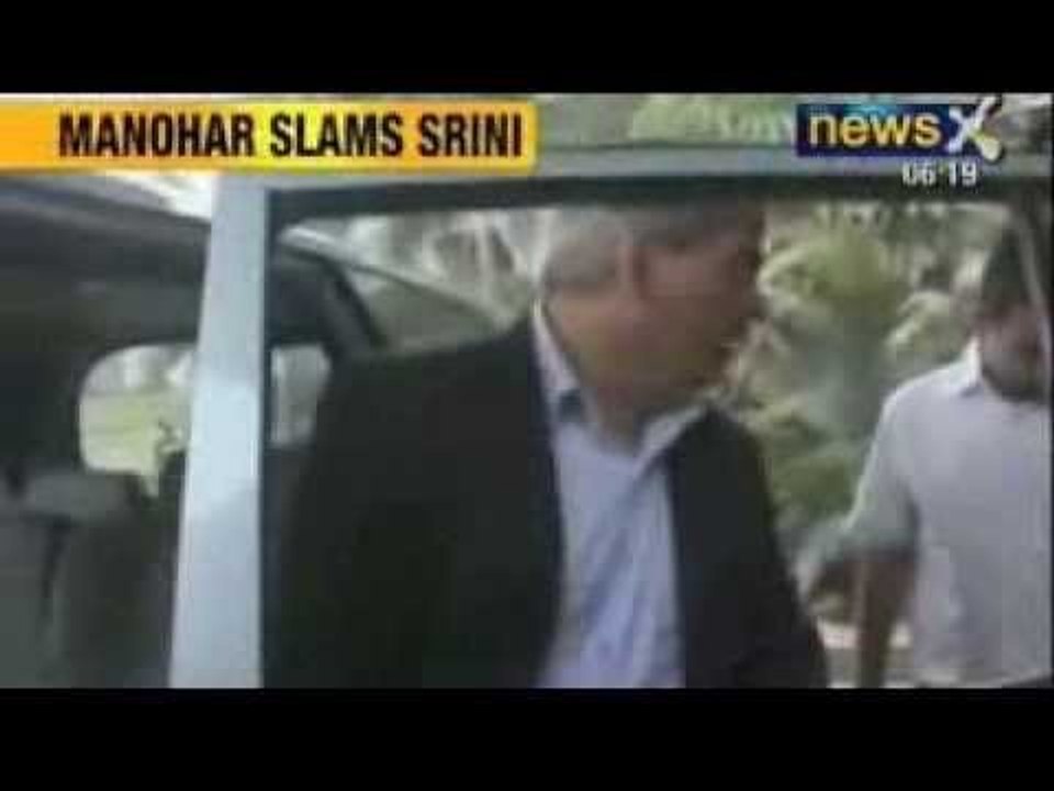 NewsX : Shashank Manohar blames Srinivasan for his part in ongoing IPL corruption scandal