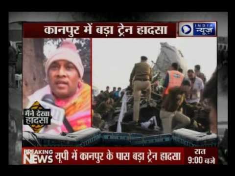 Patna-Indore Express derails near Kanpur; 63 dead