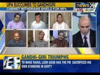 NewsX Debate: Can BJP take credit for Ordinance withdrawal, after Rahul's strong intervention ?