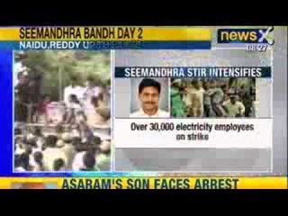 NewsX : Bandh enters 2nd day in Seemandhra region