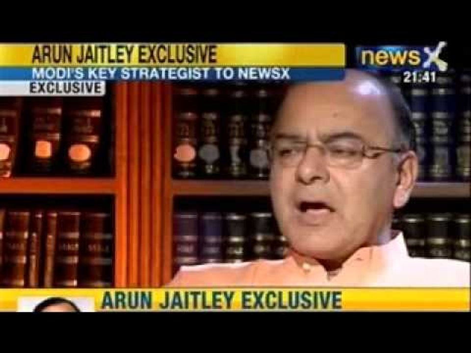 NewsX Exclusive : Straight Talk with Arun Jaitley