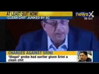 NewsX : Major setback for N.Srinivasan as SC proposes new probe panel in IPL spot-fixing case