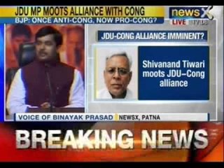 NewsX: JD (U)-Congress alliance on the cards, feels BJP