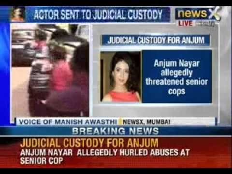 NewsX: Model Anjum Nayar sent to two-week judicial custody for threatening and abusing cops