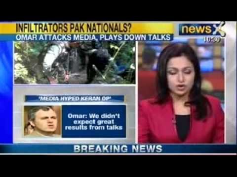 NewsX: Omar Abdullah blames Media for hyping Keran Sector Infiltration and Encounter of Terrorists