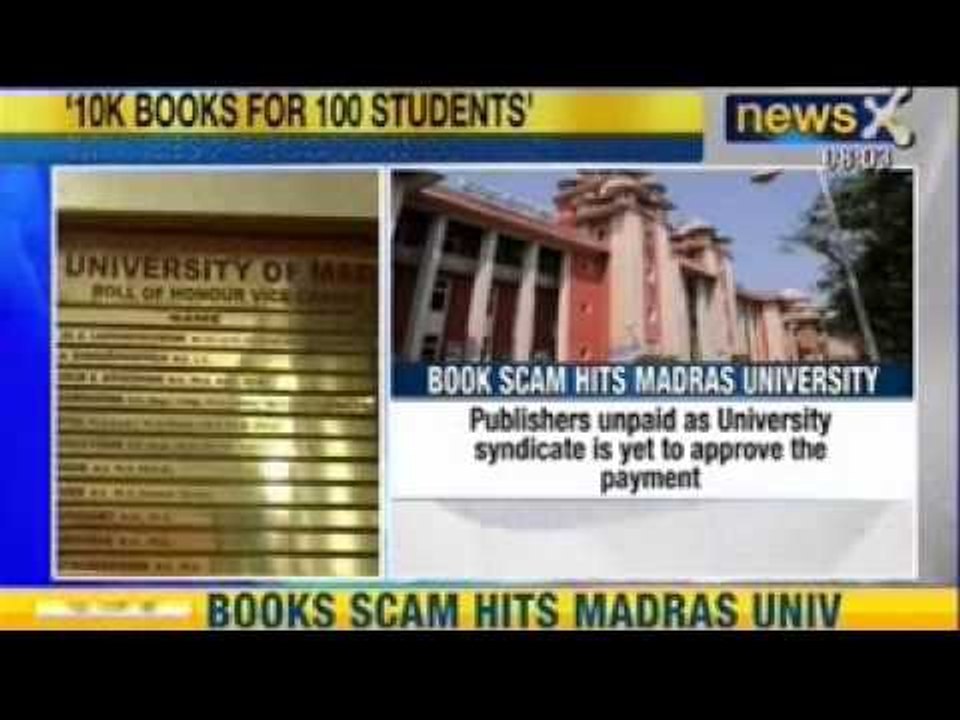 News X: Austerity drive - Madras University bri...