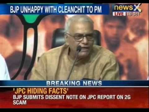 2G Scam: BJP submits dissent note, alleges report made by Government people