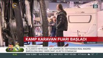 Kamp karavan fuarı başladı