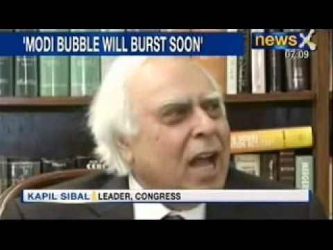 Hype around Narendra Modi a bubble that will burst soon, says Kapil Sibal - NewsX