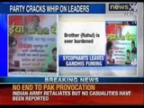 Irked with 'Sonia ill' banners, Congress cracks whip- NewsX
