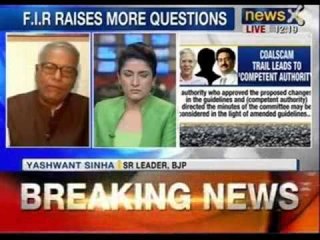 Coalgate- PM should step down immediately, says Yashwant Sinha