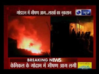 Fire breaks out at scrap godowns in Gujarat's Vapi