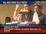 Narendra Modi's rally -Rajnath's emotional appeal for Narendra modi