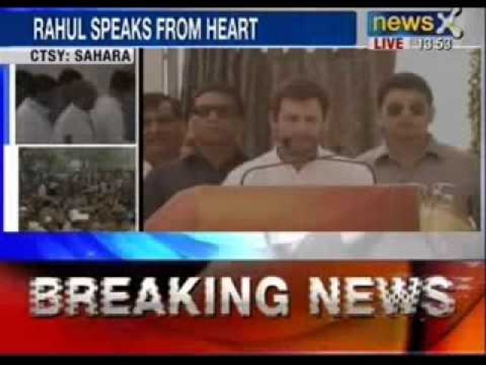 Rahul Gandhi addresses rally in Churu- News X