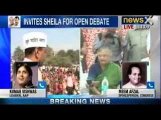 Download Video: Arvind Kejriwal formally invites Delhi CM Sheila Dikshit for an open debate - NewsX