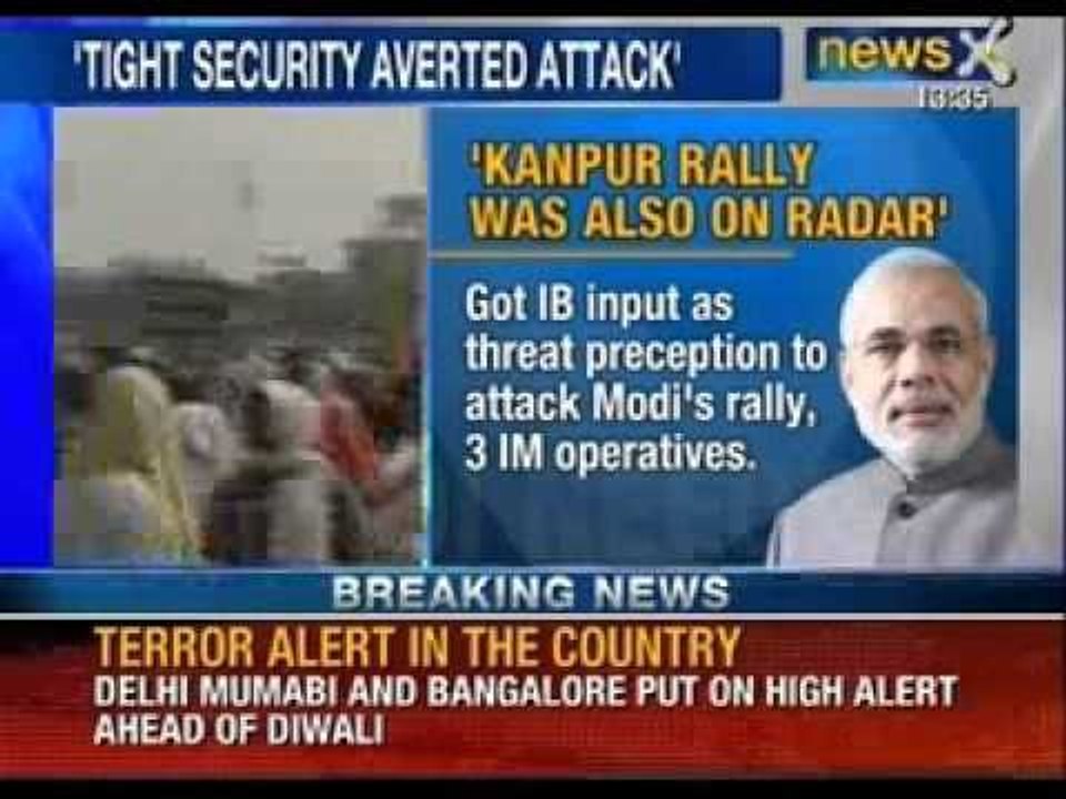 Modi's Kanpur rally was also under terrorists' radar, say police - News X