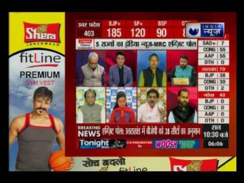 India News -MRC Exit Poll of Uttarakhand assembly elections with Deepak Chaurasia