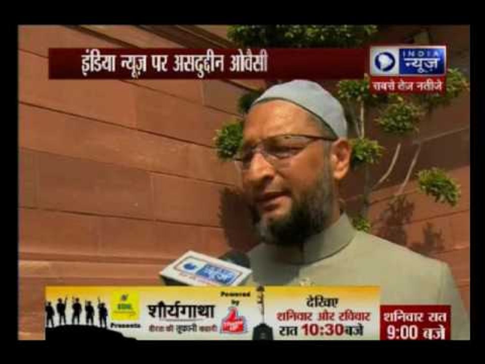Asaduddin Owaisi speaks exclusive to India News over Lucknow encounter