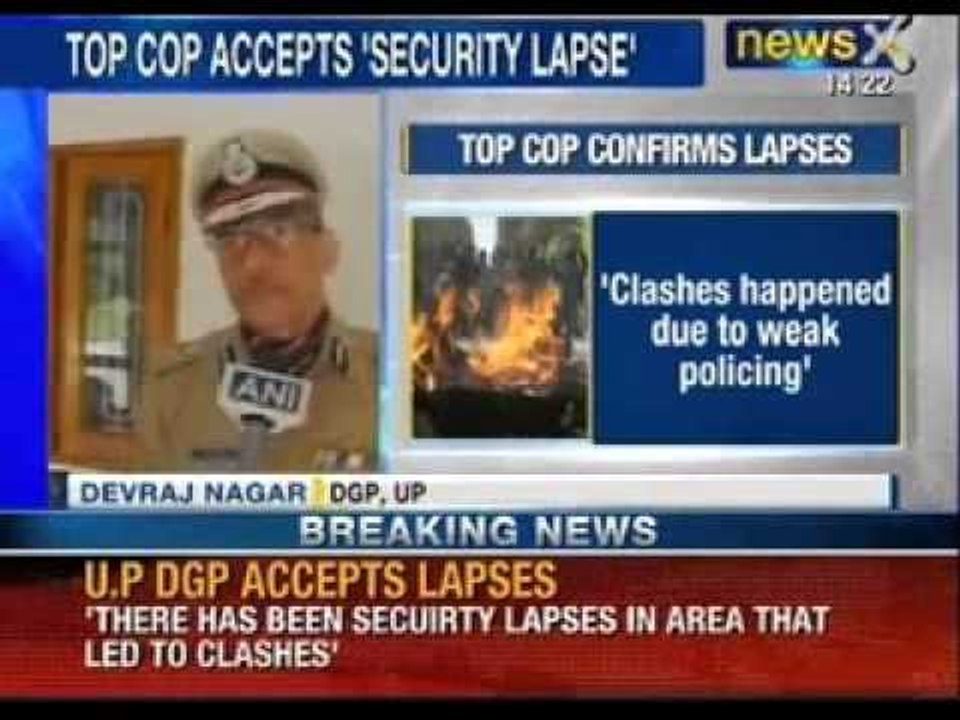 Muzaffarnagar violence: Uttar Pradesh DGP accepts flaws on behalf of his police team - News X