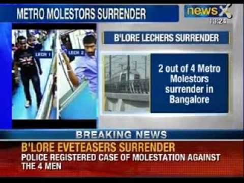 Bangalore Metro Eve-Teasing: Two of the four Bangalore eve teasers surrender - News X