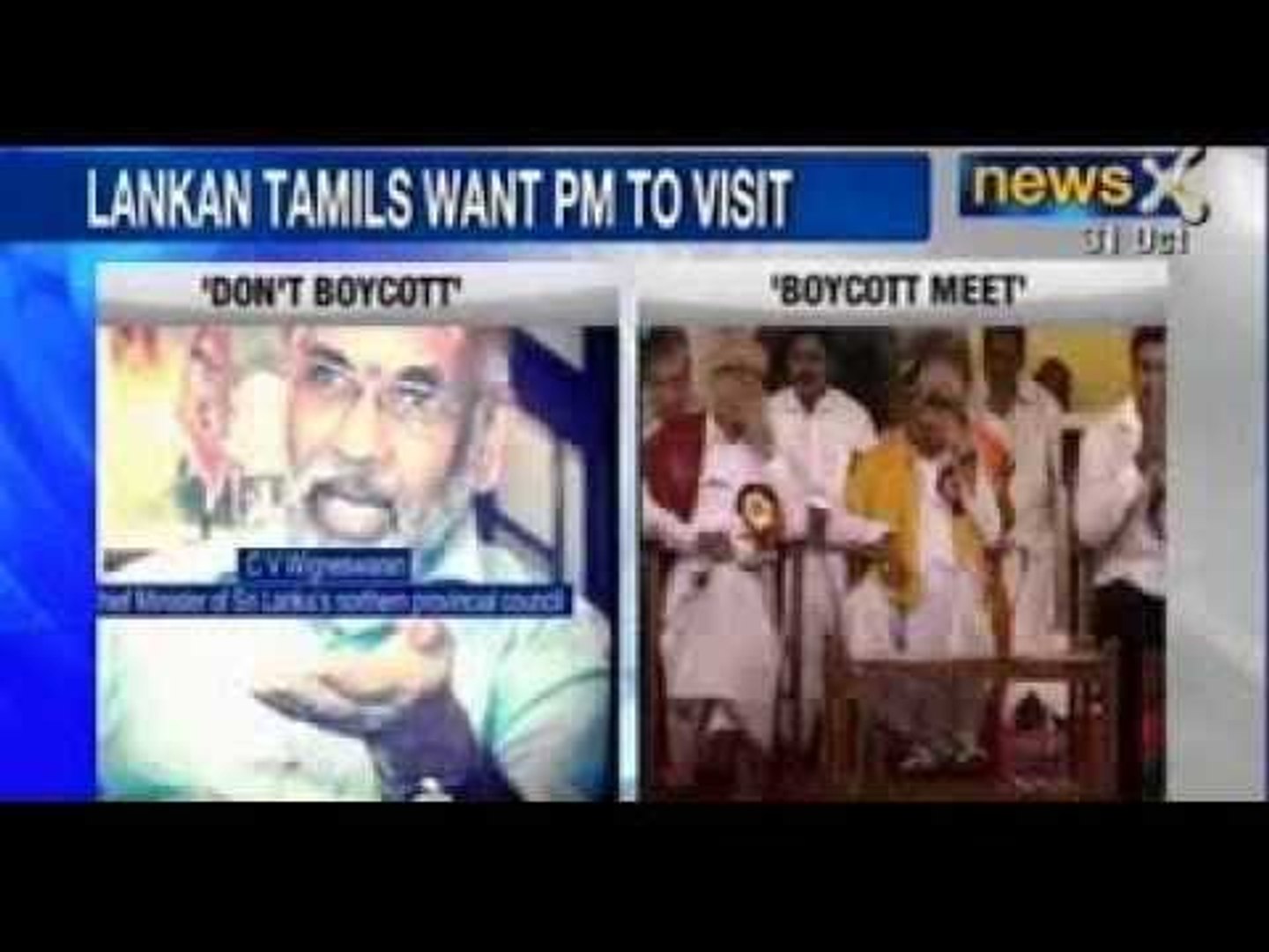 ⁣C V Wigneswaran invites PM Manmohan Singh to attend CHOGM in Colombo - NewsX