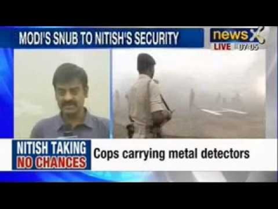 5-tier security cover for Modi during Bihar visit to meet kin of Patna blast victims - NewsX