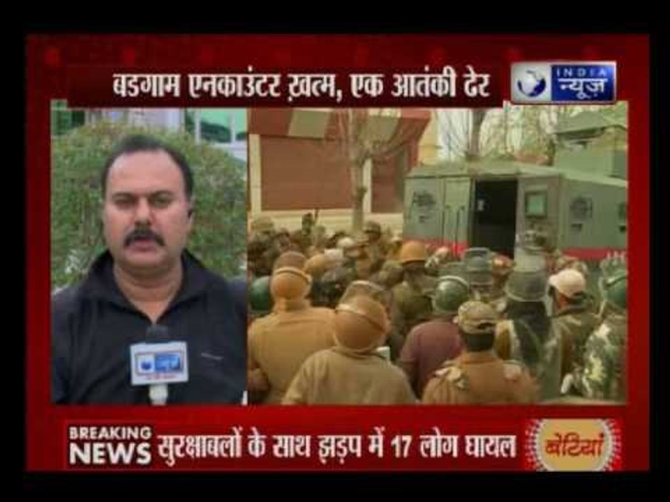 Budgam encounter ends; 1 terrorist gunned down