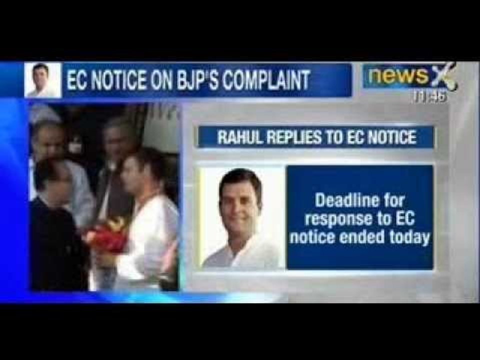 Rahul Gandhi replies to EC notice, sends 4-page letter as his reply - NewsX